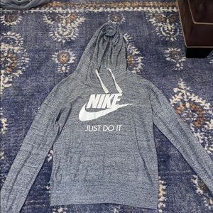 Grey Nike hoodie